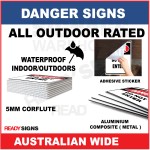 DANGER SIGN - DS-048 - SCAFFOLD INCOMPLETE DO NOT USE